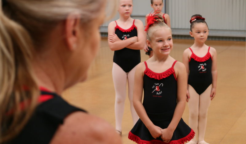 Freya Smith Smiling in Class TJB dance